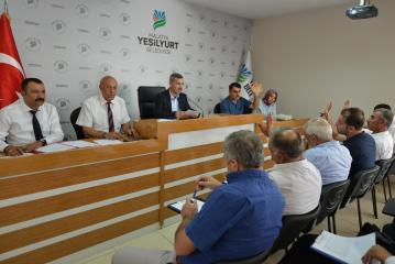 Yeşilyurt Belediye Meclisi Ağustos Ayı Olağan Toplantılarını Tamamladı