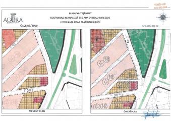 Bostanbaşı Mahallesi 156 ada 24 parsel numaralı taşınmaza ait Uygulama İmar Planı Değişikliği