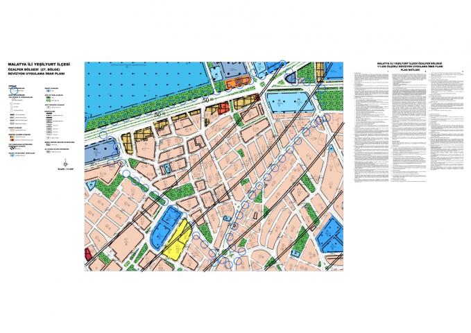 İlçemiz sınırları içerisinde Özalper Mahallesi 27. Etap Revizyon Uygulama İmar Planı