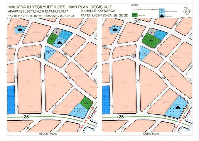 Mollakasım-Kaynarca Mahalleleri Uygulama İmar Planı Değişikliği