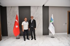 Başkanla Fotoğraflarım