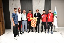 Başkanla Fotoğraflarım