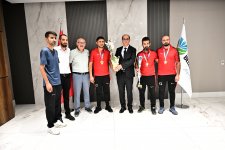 Başkanla Fotoğraflarım