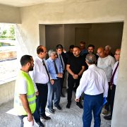 Başkan Geçit, Yeşil Yaşam Evleri (Kentsel Dönüşüm) İnşaatını İnceledi