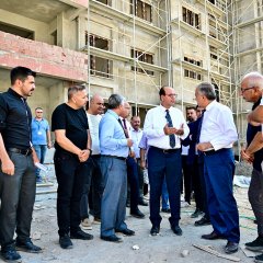 Başkan Geçit, Yeşil Yaşam Evleri (Kentsel Dönüşüm) İnşaatını İnceledi
