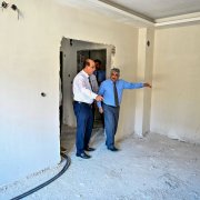 Başkan Geçit, Yeşil Yaşam Evleri (Kentsel Dönüşüm) İnşaatını İnceledi