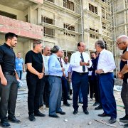 Başkan Geçit, Yeşil Yaşam Evleri (Kentsel Dönüşüm) İnşaatını İnceledi