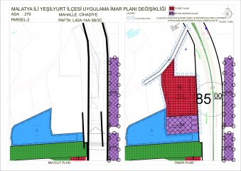 Cihadiye Mahallesi 279 Ada 2 Parsel Plan Tadilatı