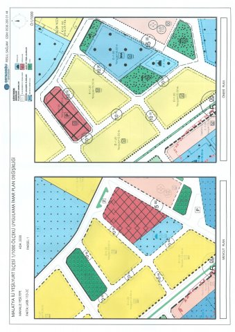 Yeşiltepe Mahallesi 3338 ada 11 parsel numaralı taşınmaza ait Uygulama İmar Planı Değişikliği