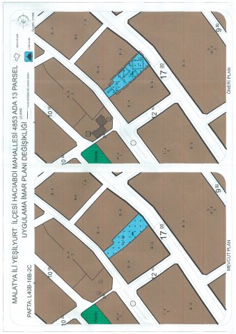 Hacıabdi Mahallesi 4853 ada 13 parsel numaralı taşınmaza ait uygulama imar planı değişikliği