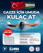 Yeşilyurt Belediyesi’nden Gazze İçin Anlamlı Organizasyon: Kulaçlar Mazlumlar İçin Atılacak!