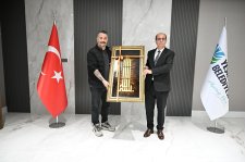 1.Kısa Film Yarışması Konuklarından Başkan Geçit’e Ziyaret!