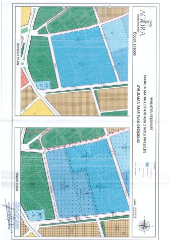 Yakınca Mahallesi 478 ada 1 parselde yapılan Uygulama İmar Planı Değişikliği