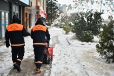 Yeşilyurt Belediyesi Karla Mücadele Ekiplerinden Kesintisiz Hizmet! 