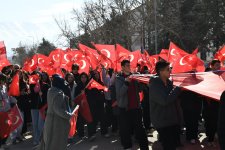 “Tek Bayrak, Tek Vatan” Gençlik Bayrak Yürüyüşünde Gurur Dolu Anlar Yaşandı