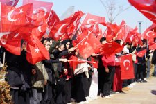 “Tek Bayrak, Tek Vatan” Gençlik Bayrak Yürüyüşünde Gurur Dolu Anlar Yaşandı