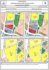 Dilek Mahallesi 182 ada 19, 20, 22, 23, 24, 25 ve 26 parseller, 253 ada 44 parsel ve 121 ada 2 parsel numaralı taşınmazlara ait Uygulama İmar Planı 