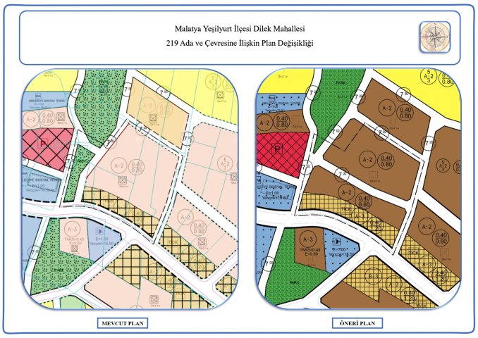 Dilek Mahalle sınırları içerisinde Muhtelif Alanlarda 1/1000 ölçekli Uygulama İmar Planına askı sürecinde yapılan itirazlar