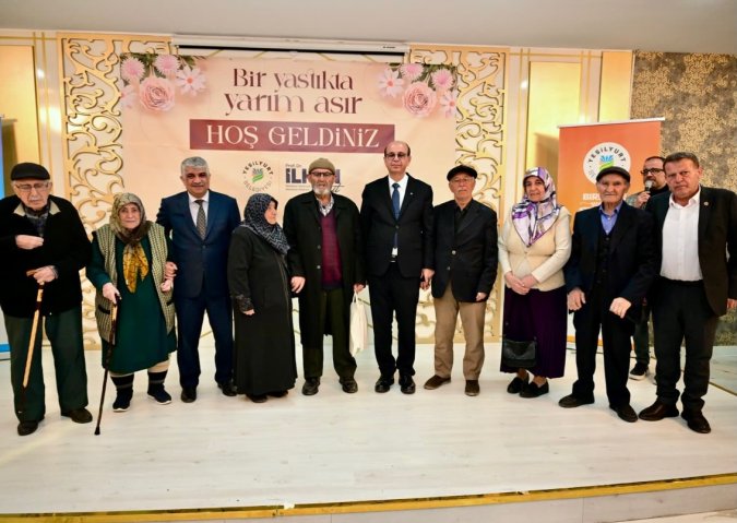 Yeşilyurt Belediyesi’nin ‘Bir Yastıkta Yarım Asır’ Özel Programında Duygusal Anlar Yaşandı 