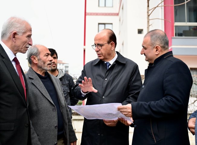 Başkan Geçit, Tecde Mahallesindeki Yol Yenileme Çalışmalarını İnceledi