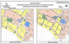 Dilek (Uğrak) Mahallesi 332, 338, 339, 340 ve 354 numaralı adalara ait uygulama imar planı değişikliği