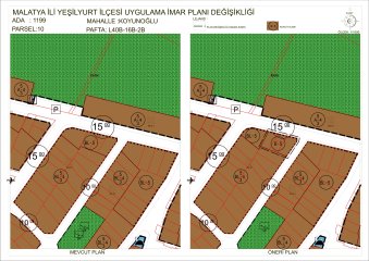 Koyunoğlu Mahallesi 1199 ada 9, 10 ve 11 parsel numaralı taşınmazlara ait Uygulama İmar Planı Değişikliği