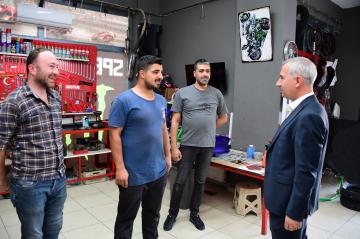 Başkanla Fotoğraflarım