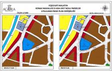 Yeşiltepe 22. Etap 1/1000 Ölçekli Revizyon Uygulama İmar Planına ait askıda yapılan itirazlar ve Konak Mahallesi 4357 parsel numaralı taşınmaza ait uygulama imar planı değişikliği