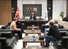 Başkanla Fotoğraflarım