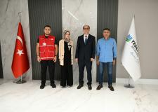 Başkanla Fotoğraflarım