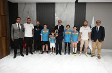 Başkanla Fotoğraflarım