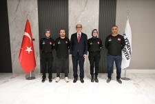 Başkanla Fotoğraflarım